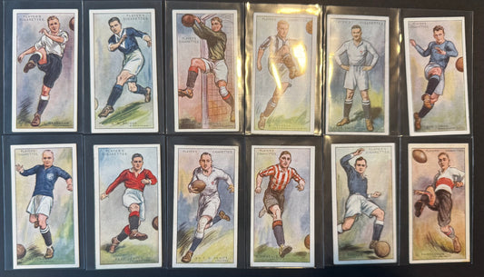 1929 John Player Footballers Cigarette Cards Full Set inc Dixie Dean