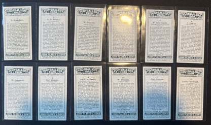 1929 John Player Footballers Cigarette Cards Full Set inc Dixie Dean