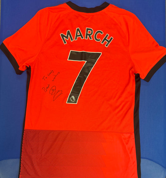 Brighton & Hove Albion 2022/23 Away Shirt – Signed by Solly March (To Craig)