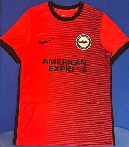 Brighton & Hove Albion 2022/23 Away Shirt – Signed by Solly March (To Craig)