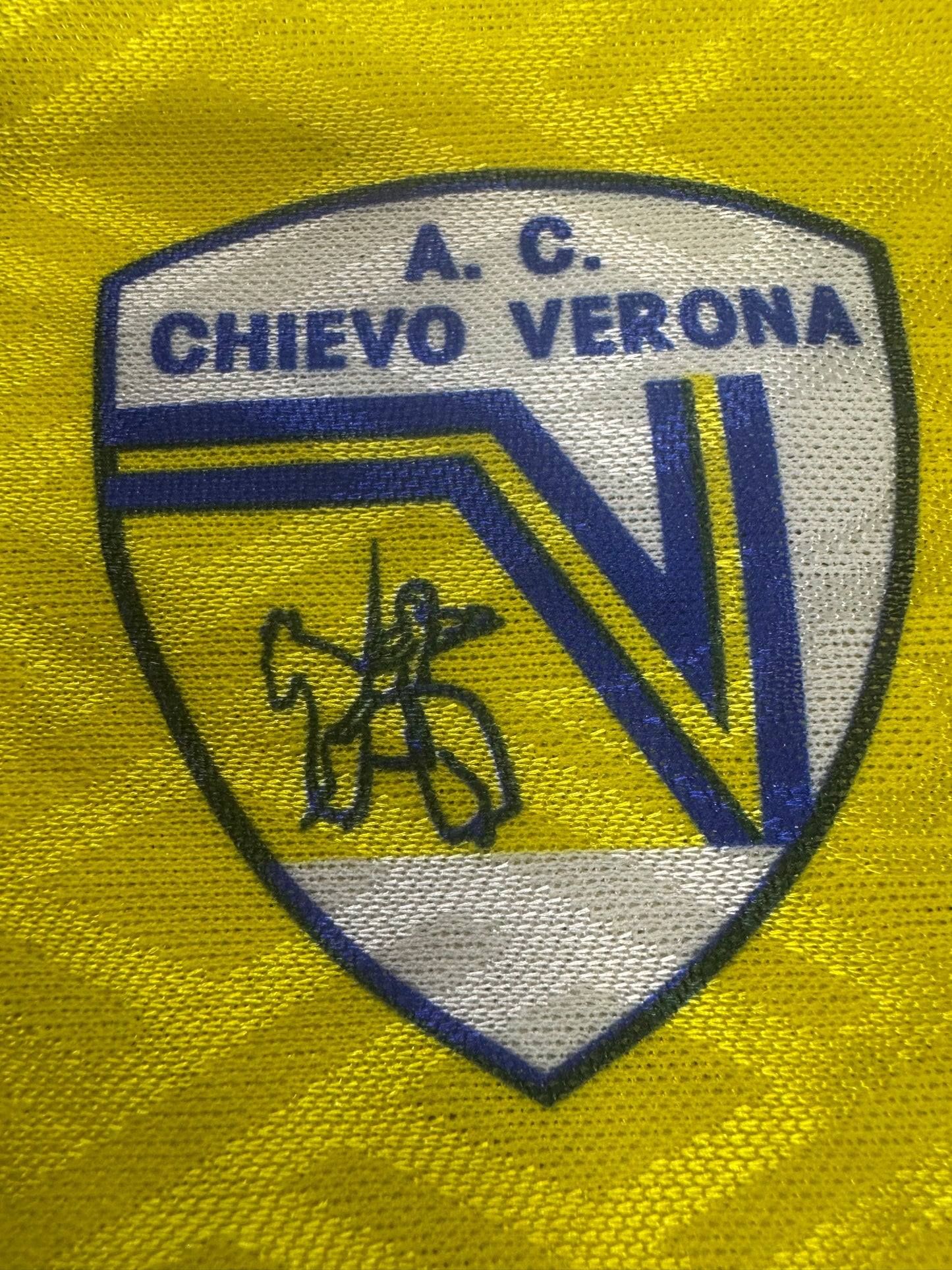 Chievo Verona 1996/97 Home Shirt – XL – Player Issue/Worn? – Federico Cossato
