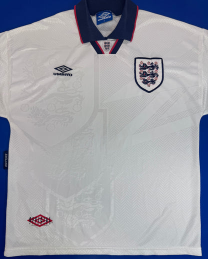 England 1993/95 - Home Medium Excellent Condition