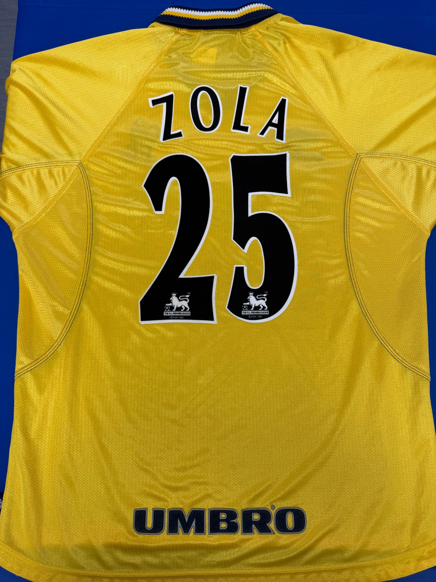 Chelsea 1998/99 Third Shirt – Gianfranco Zola Nameset – Very Rare
