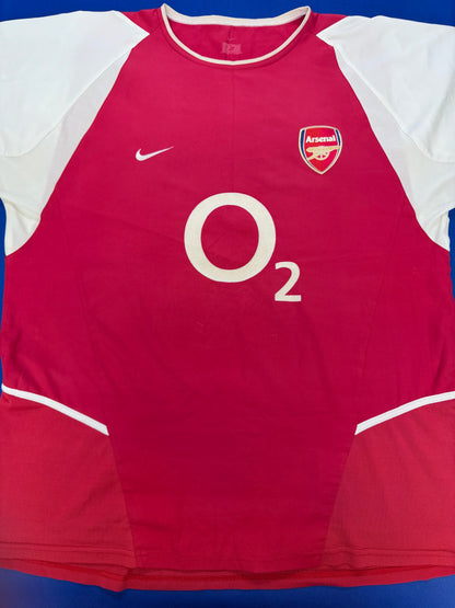 Arsenal Nike Home - 2002/04. - Large - Good Condition
