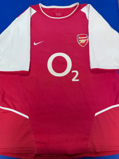 Arsenal Nike Home - 2002/04. - Large - Good Condition