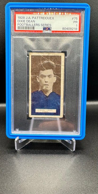 1928 Dixie Dean Everton J.A. Pattreiouex Footballers Series PSA 1