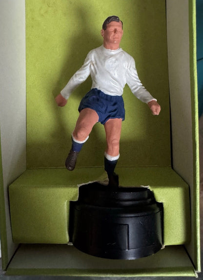 Subbuteo Vintage Footballer Statuette C.120. Boxed Tottenham Hotspurs