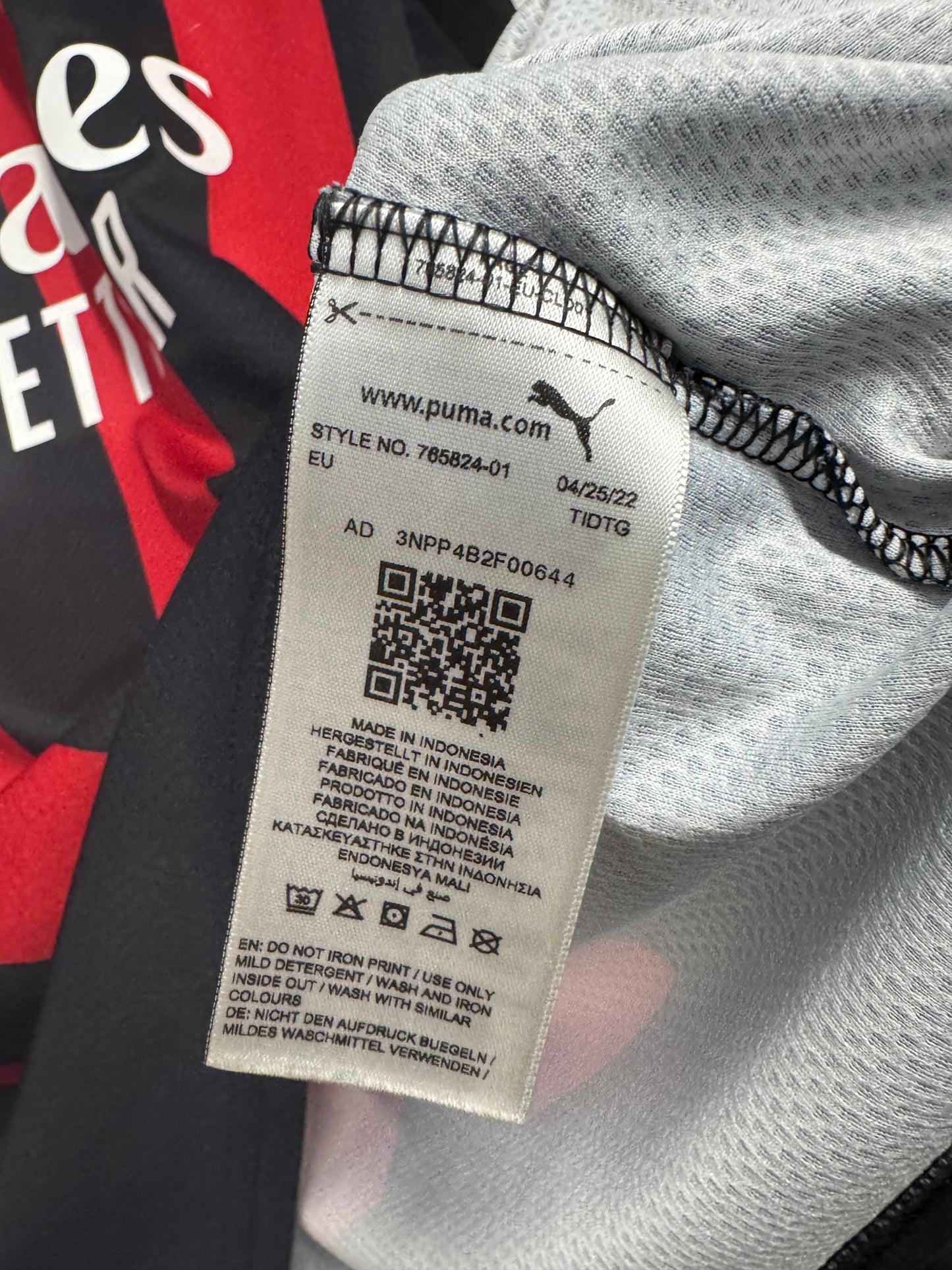 AC Milan Home Shirt Large VGC